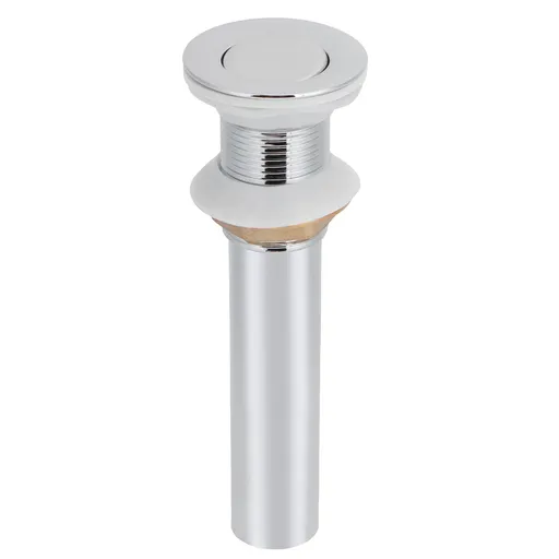 Bathroom Sink Drain Anti Clog Basin Popup Bounce Draining Stopper with Protective CoverWithout Overflow Hole