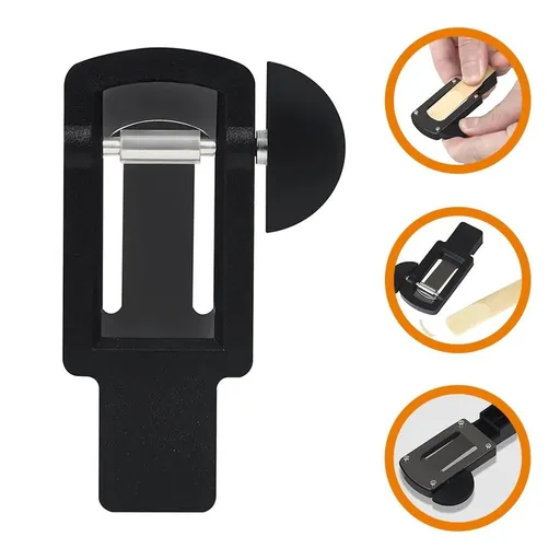 Saxophone Reed Cutter Compact Durable Metal and Plastic Reed Trimming Tool for Home