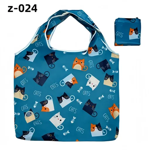 Large Polyester Foldable Shopping Bag 190T Z-024