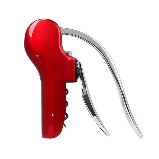 Goose Shaped Wine Bottle Opener Zinc Alloy Quick Corkscrew Bar Kitchen Tool - Red