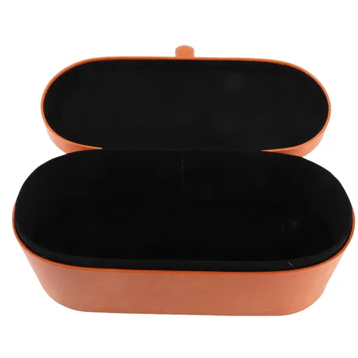 Hair Styling Tool Storage Bag Splash Proof Scratch Proof PU Leather Portable Hair Dryer Carrying Bag