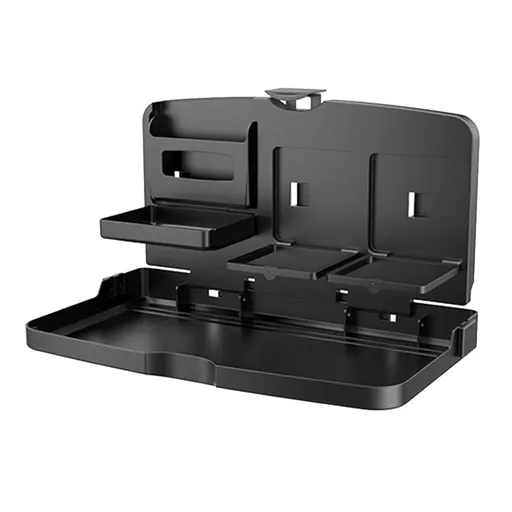 Backseat Table Foldable Tray - Dining Plate Car Supplies | Folding Vehicle Seat Tray, Beverage Cup Holder for Vehicle