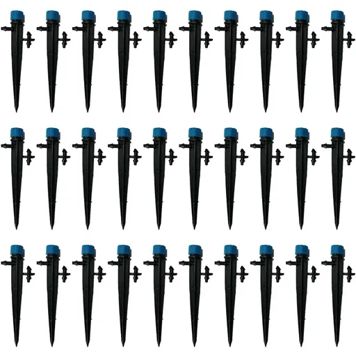 Adjustable Irrigation Misting Dripper 360-degree Sprinkler Drip Watering Tool - Blue