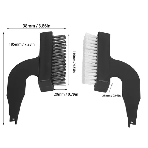 4 pcs Rust Removing Brush Shovel Set Nylon Wire Abrasive Brushes Reciprocating Blade Sabre Saw Cleaning Tool for Tile Cleaning