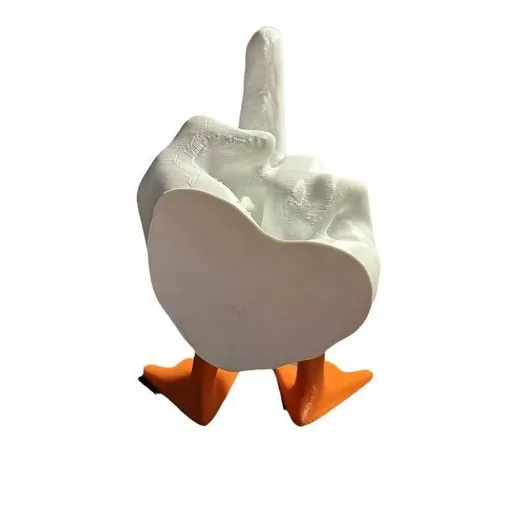 Middle finger duck image home decoration fun duck image, rude duck image middle finger decoration duck statue