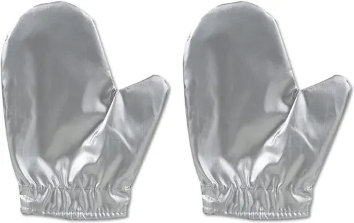 Steam ironing gloves, set of 4, flexible, steam-resistant, heat-resistant, waterproof, for garment steamers - Silver1
