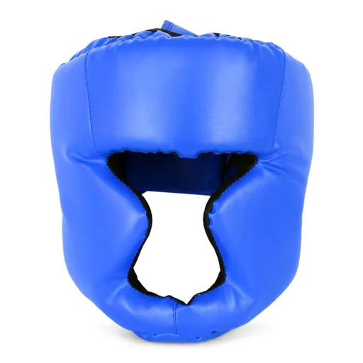 Kickboxing Head Gear for Adults/ MMA Training Spng Maal Arts Boxing Helmet - Blue S