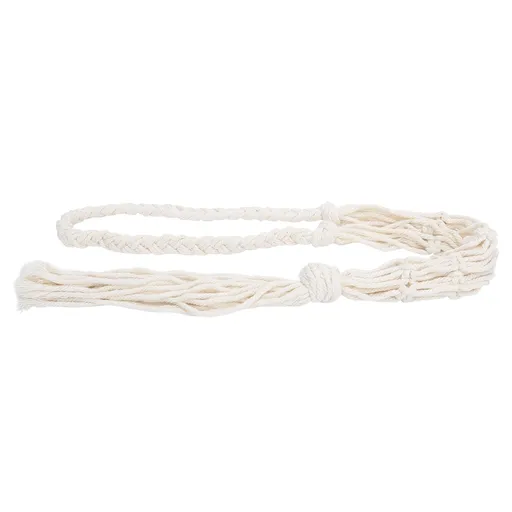 Wine Bottle Holder Bohemian Style Hand Knitting Cotton Rope Bottles Storage Hanging BagBeige