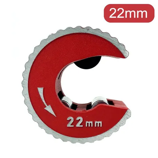 Mini Pipe Cutter Tool with Copper Aluminum PVC Tube Cutting for Plumbing Repair and Small Hardware Fabrication Tasks (CT-112AL(22mm))