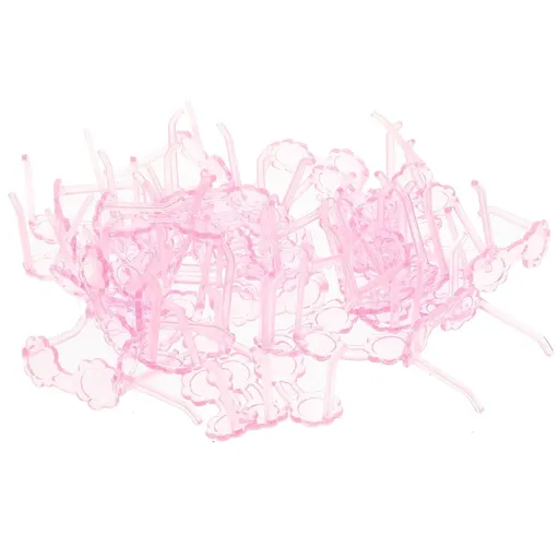 100pcs Mini Doll Glasses Accessories Plastic Glasses Props for Dollhouse Models and Doll Supplies