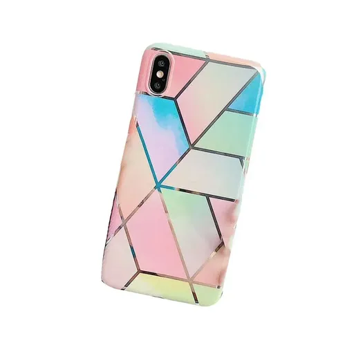 Rainbow Case for iPhone 14 13 12 11 Pro Max XR XS Marble Phone Shockproof Cover Silicone - For iphone 14 Pro Max