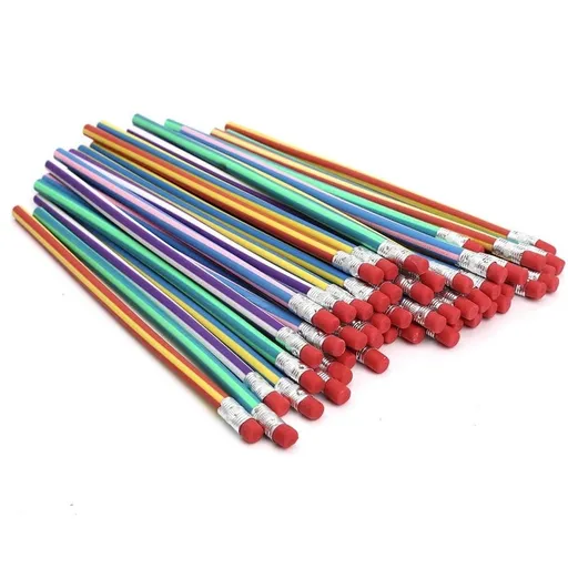 Flexible Magic Pencils (Bendable Novelty Pencils, Youngster'S Fun Supplies), 30 Bendable Pencils Encourage Proper Grip Development In Young Writers, 30Pcs Pencil Colorful
