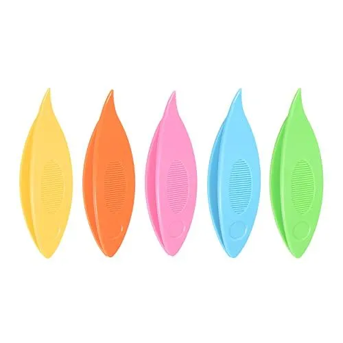 5pcs Tatting Shuttles 5 Color Plastic Shuttles for Lace-making DIY Hand Craft Tool Knitting Arts Supplies