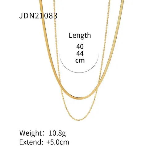 Classic Stainless Steel Necklace JDN21083
