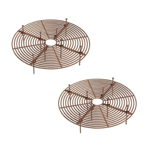 2-pack Waterproof Cuttable Pot Covers, Prevents Pets from Digging, Compatible with Indoor and Outdoor Gardens, Brown, M