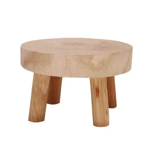 Wooden Plant Stand Bonsai Display Holder Indoor Outdoor Garden Decor