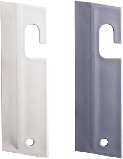 Gray Shower Squeegee with Suction Cup, Glass & Bathroom Cleaner