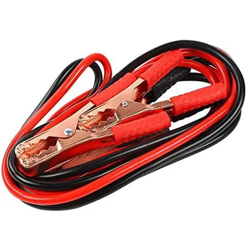 Emergency Booster Cable - Color Coated Booster Cable Clip Ends for Jump Starting Battery, Suitable for Cars and Trucks