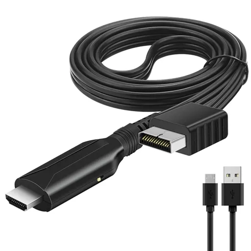 For PS1/for PS2 to HDMI Compatible Adapter Converter Up to 1080P Output Support PS1/for PS2 (480i/480p/576i)
