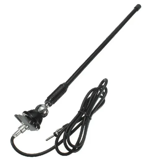 Universal Car Radio AM/FM Amplified Antenna Aerial 16'' Mount Swivel Base, for Driving, Travel and Vehicle Use