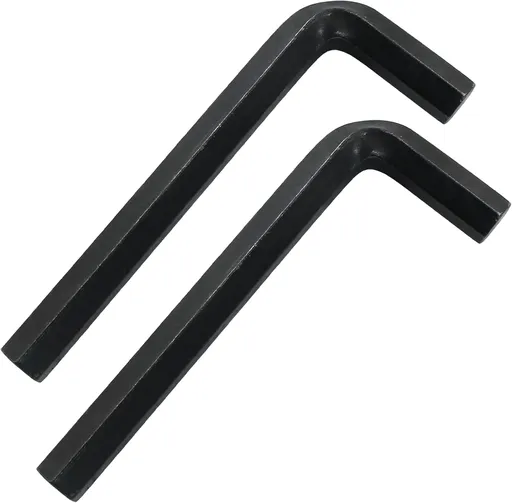 Biaungdo 2 Pcs Black 12mm Hex Key Wrench, Small Allen key Wrench, L Shaped Hexagon Hex Key Spanner Set Hexagon Head Replacement Repairing Tool for Repairing Bike, Furniture
