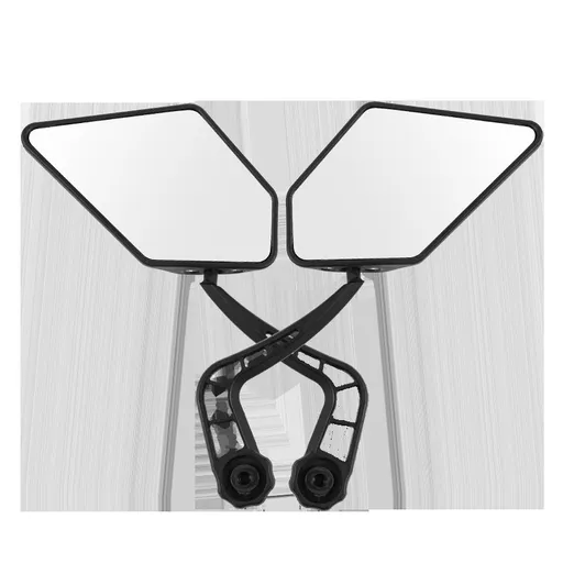 Universal Motorcycle Rearview Side Mirrors -(1 Pair) Bicycle Handlebar Mirrors for Mountain Bicycle Bike Ebike Scooter