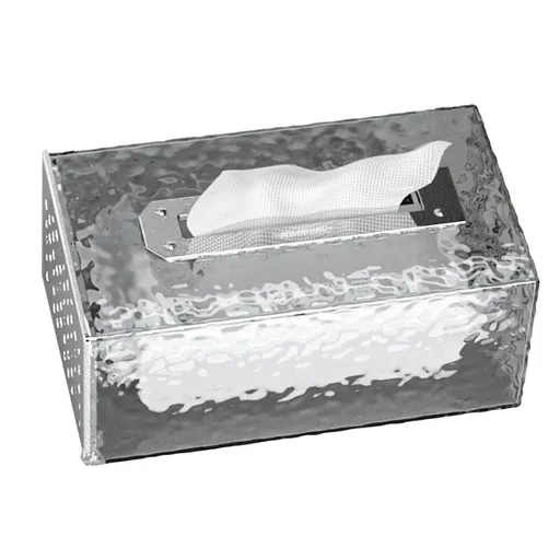 Napkin Paper Holder Box Space Saving Home Decoration Rugged Wall Mounted Tissue Box for Living Room Bedroom Translucent Silver