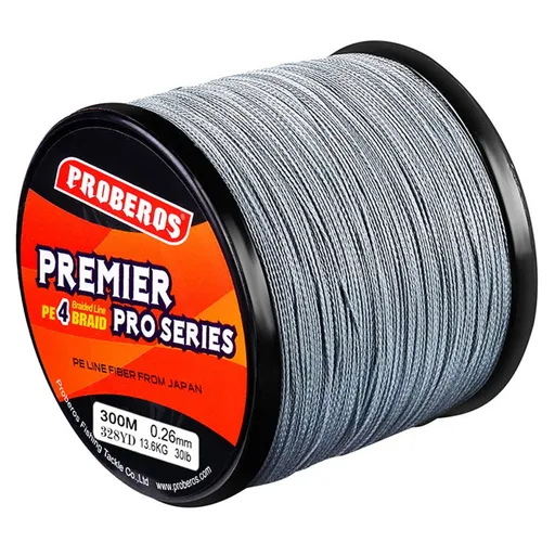Outdoor Fun Gifts Super Strong Abrasion Resistant PE braid Fishing Line 4 Strands 300M 30LB F