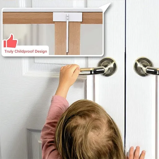 1Pcs Metal Bifold Door Lock - Double Door Child Safety Locks