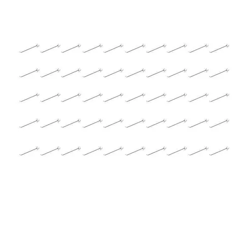 50X Pegboard Hooks Metal Panel Valcano Peg Board Hook Steel 50 100 150 200 Mm - 15CM