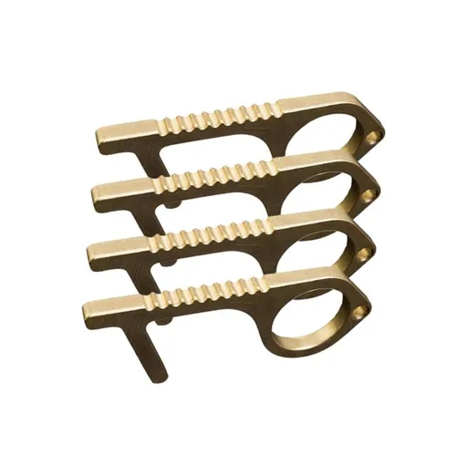 Antimicrobial Metal Key 4 Pcs Ergonomic Design Brass Alloy Small Size