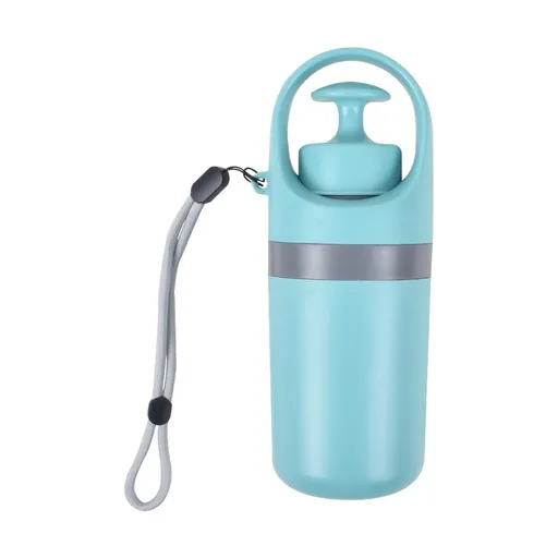 Dog Poop Shovel Pet Poop Scooper Portable 6-Claw Dog Waste Picker with Bag Dispenser Easy to Clean Ideal for Outdoor Use Blue