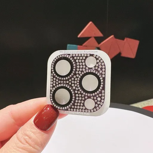 Yixi Camera Lens Protector iPhone 18 Pro Max Diamond. [all-in-one full-coverage diamond lens film] purple iPhone 18PROMAX