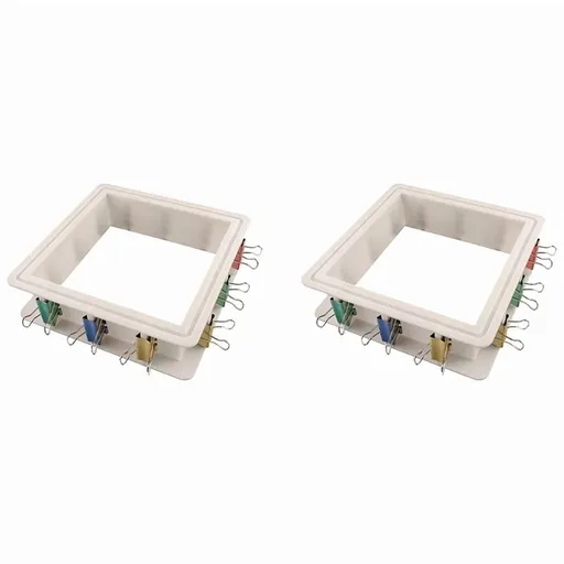 2X Adjustable Mold Housing Kit for Silicone Molds Making,Reusable Housing Frame