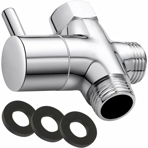 3-Way Valve G1/2", Solid Brass 3-Way Valve, Hand Shower Set, Universal Accessories