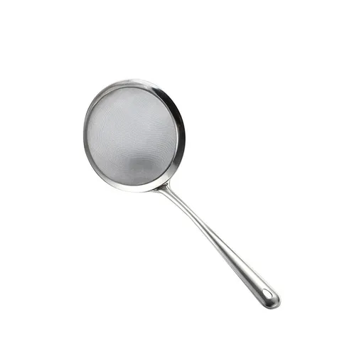 Fine Mesh Strainers with Handle Dining Room Noodle Dumplings Stainless Steel and Sifters Strainer for Sift, Strain, Drain （2pcs）