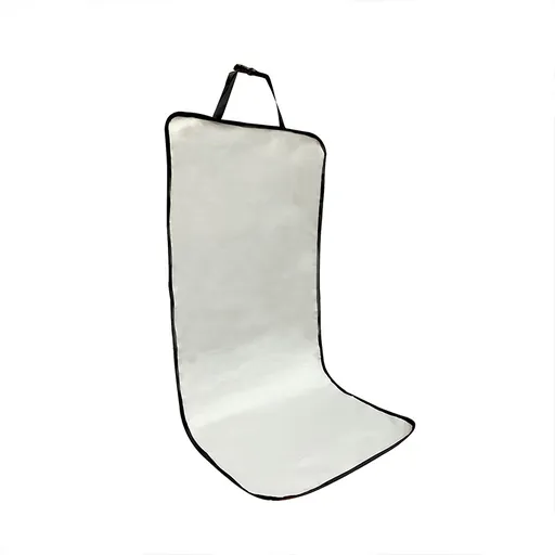 4 Pcs Light Grey Waterproof Pet Car Seat Cover - Scratch-Resistant Oxford Cloth for Dogs and Cats (106 x 49 cm)