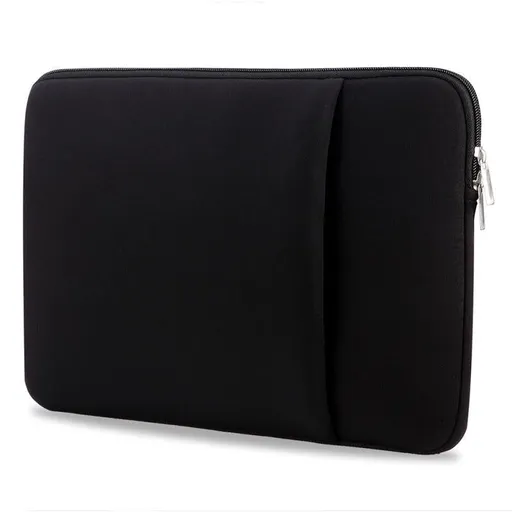 Laptop Sleeve Soft Zipper Pouch 13in Laptop Bag Replaent for MacBook Air Pro Ultrabook, Black