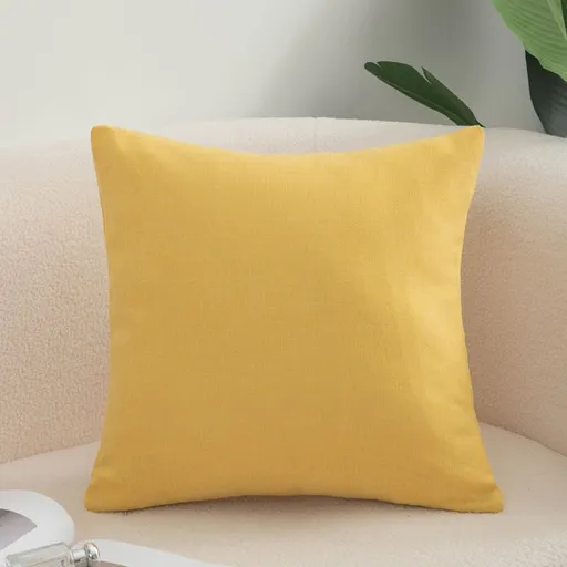 Shengdu Solid Color Polyester Pillow Case 40x40cm csmm bright yellow 55*55cm with pillow core