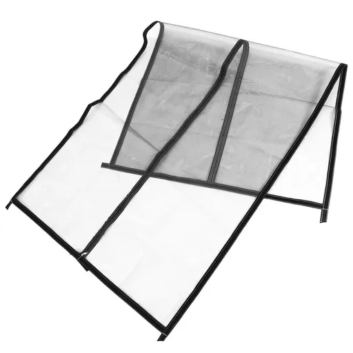 Pet Screen Door with Zipper Closure for Ventilation and Secure Small Animal Access