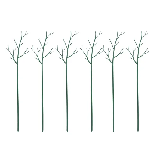 Plant Support Stakes Removable Garden Tree Branch Shape Green Plant Pole for Potted Plants and Flowers 100cm
