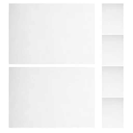 Self-Adhesive Water-Soluble Embroidery Paper for Crafts 6Pcs