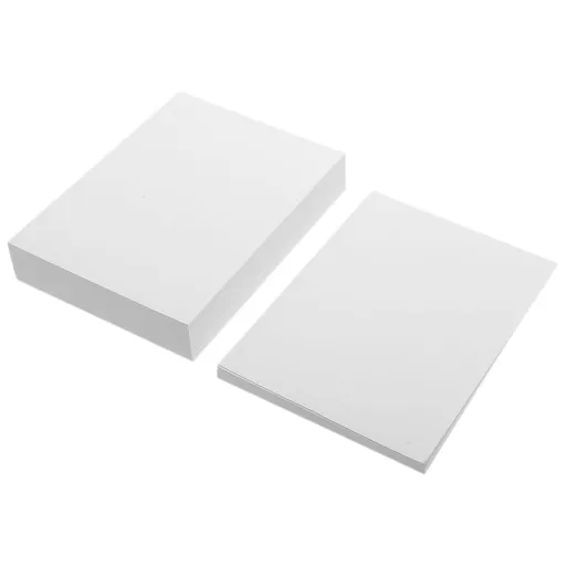 100Pcs Waterproof White Photo Paper Glossy Finish Printer Sheets for Replacement