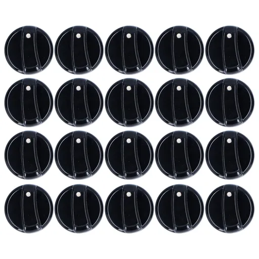 20PCS 8mm Universal Kitchen Range Control Knob ABS for Gas Stove Microwave Oven Water Heater