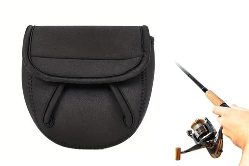 Spinning Reel Cover Case Bag Fits 1000 2000 4000 5000 8000 Series Spinning Reels - L