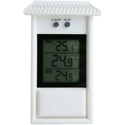 Weatherproof Digital Thermometer, Classic Design, Accurate Measurement For Indoor Or Outdoor, Suitable For Garden,