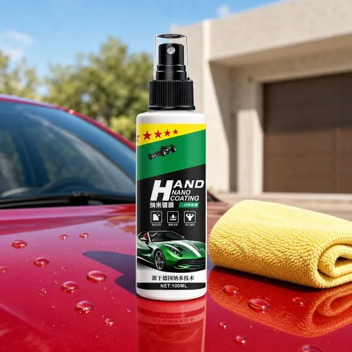 Ceramic Waterless Detailer Spray, Mirror Shine, Zero Streaks, No Dust Residue, No Pungent Smell, Quick Detailer Spray Wax