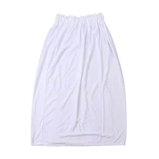 Women Bath Towel Wrap Cotton Boob Tube Top Bath Towel Skirt Dree for Travel Beach White