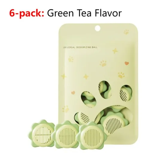 Sunflower Deodorant Balls, Solid Freshener for Shoe Cabinet and Wardrobe Odor Removal—Green