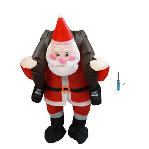 Inflatable Costume Santa Funny Riding Adult 150-190cm